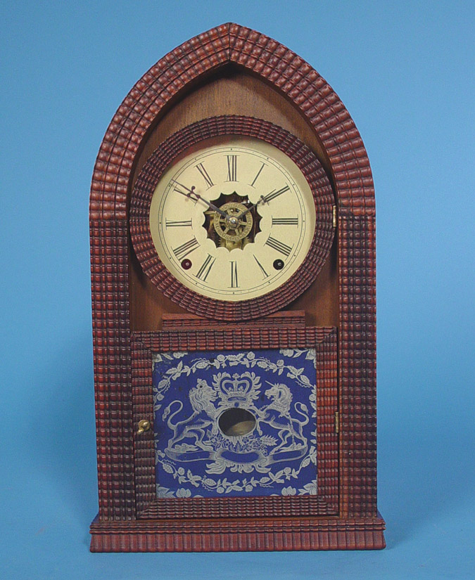 American E.N. Welch E.N. Welch Ripple Case Beehive Clock, — Antique Clocks Price Guide