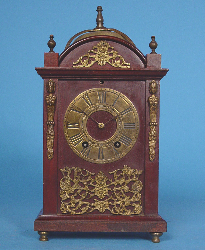 French Mahogany Clock, — Antique Clocks Price Guide