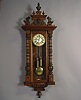 German Gustav Becker Unusual Ratchet Wind Vienna Regulator Clock,
