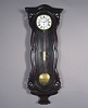 German Hanns Geiel, Wien Serpentine Case Single Weight Vienna Regulator Timepiece,
