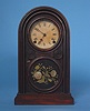 American E. Ingraham and Co. Rosewood "Ionic" Venetian Clock,