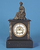 American Ansonia Clock Co. "El Au Dran" Marble Mantle Clock,