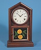 American Ansonia Brass and Copper Co. Rosewood Gothic Mantle Clock,