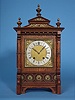 German Lenzkirch Quarter Striking Ormolu Mounted Oak Clock,