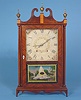American Seth Thomas, Plymouth, Conn. Pillar and Scroll Shelf Clock,