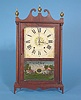 American Wadsworth Lounsbury and Turners Pillar and Scroll Shelf Clock,