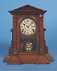 American Ingraham Clock Co. "Tontine" Walnut Parlor Shelf Clock,