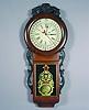 American W.L. Gilbert, Rochester, New Hampshire Galusha Maranville Rosewood Calendar Wall Clock,