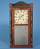 American Seymour Williams and Porter, Farmington Conn. Wood Works Bronzed Looking Glass Clock,