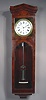French Large Mahogany Pinwheel Jeweler's Regulator Clock,