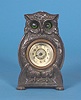 German Animated Owl Moving Eye Novelty Timepiece,