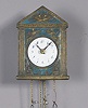 German Unusual Black Forest Wall Clock,