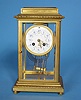 French Signed Shreve, Crump and Low, Boston Gilt Crystal Regulator Clock,