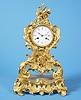 French Raingo Freres Dore Bronze Clock,