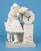 American Waterbury Clock Co. Waterbury "Vienna Porcelain" Clock,