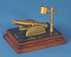 English Gilt Bonze Noon Day Cannon Clock,