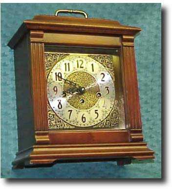 Emperor Bracket Clock Hermle Movement W/westminster Chimes — Antique Clocks Price Guide
