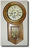 Oak Wall Regulator With Chimes