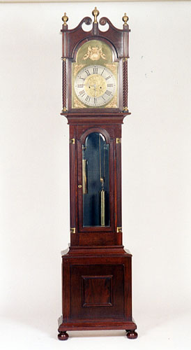 MAHOGANY CASED GRANDFATHER FLOOR CLOCK, English, 19th century, — Antique Clocks Price Guide
