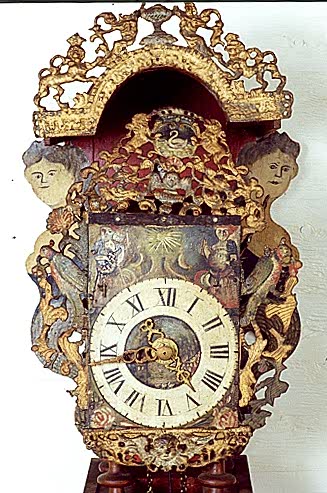 A DUTCH FRIESLAND WALL CLOCK, — Antique Clocks Price Guide