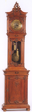 VIENNA REGULATOR FLOOR CLOCK, Gustav Becker, Bralnau, Bohemia, 19th century, — Antique Clocks Price Guide