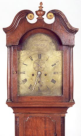 AN OAK LONGCASE FLOOR CLOCK, Alexander Duncan, Elgin County, Scotland, early 19th century, — Antique Clocks Price Guide