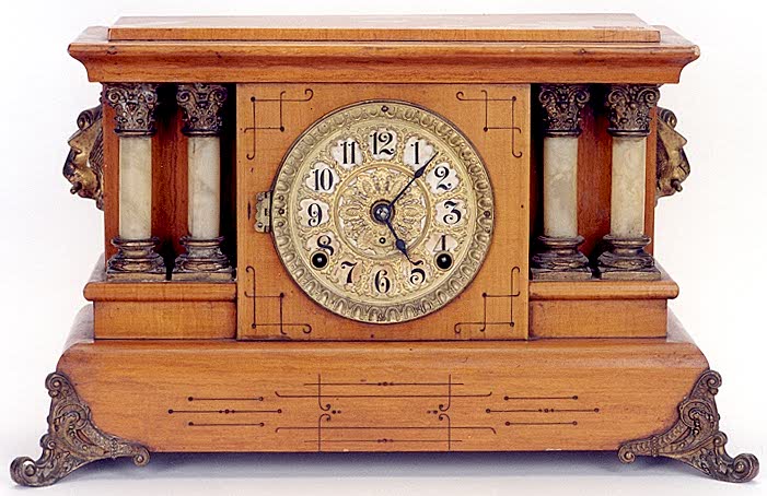 AN AMERICAN SETH THOMAS MANTEL CLOCK, c.1885, — Antique Clocks Price Guide