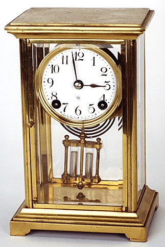 AMERICAN MANTLE CLOCK, Ansonia Clock Co., circa 1900, — Antique Clocks Price Guide