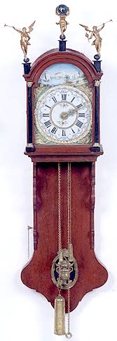 DUTCH STAARTKLOK ("TAIL CLOCK"), c.1790-1810, — Antique Clocks Price Guide