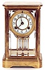A CRYSTAL REGULATOR CLOCK BY WATERBURY, the "Morlaix", circa 1910,