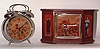 TWO CHAIRMAN MAO COMMUNIST ALARM CLOCKS; circa 1960,