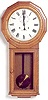 LONG CASE OAK REGULATOR WALL CLOCK, Seth Thomas Clock Co., c.1900,