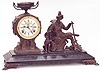 AN AMERICAN STATUE CLOCK, New Haven Clock Co., c.1900;