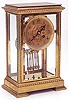 FRENCH CRYSTAL REGULATOR CLOCK, Japy Freres for J. E. Caldwell & Co., retailer, Philadelphia, c.1900;
