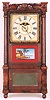 EMPIRE MAHOGANY CONNECTICUT SHELF CLOCK, Birge, Mallory & Co., Bristol, Conn., c.1835,