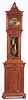 VIENNA REGULATOR FLOOR CLOCK, Gustav Becker, Bralnau, Bohemia, 19th century,