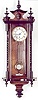 TIMEPIECE WALL CLOCK, German, late 19th century,
