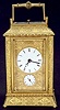 A FRENCH GILT BRONZE CASED CARRIAGE CLOCK