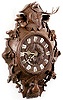 FRENCH CHATEAU WALL CLOCK, 19th century,