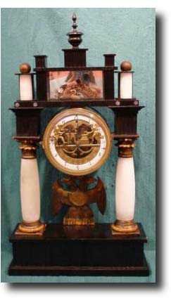 Automaton clock, Austrian c1840 — Antique Clocks Price Guide