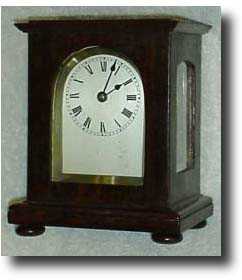 British miniature rosewood bracket , c1870 — Antique Clocks Price Guide