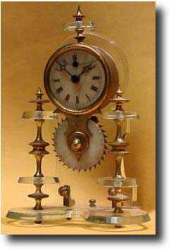 French calendar clock with revolving date wheel, c1850 — Antique Clocks Price Guide