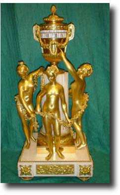 French figural annular clock, c1880 — Antique Clocks Price Guide