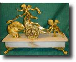 Chariot clock by Thomas Weeks — Antique Clocks Price Guide