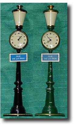 Swiss lamp post clocks c1950 — Antique Clocks Price Guide