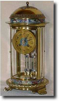 French Crystal Regulator c.1900 — Antique Clocks Price Guide
