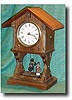 Junghans swinging lady clock, c1900