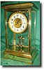 French Marti crystal regulator clock