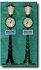 Swiss lamp post clocks c1950