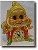 Figural blinking eye "Dwarf" novelty clock, c. 1930